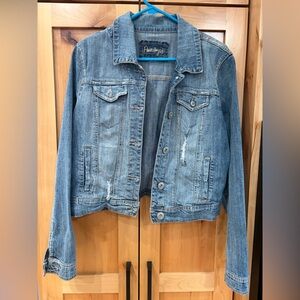 Amethyst Jeans distressed Denim Jacket large L